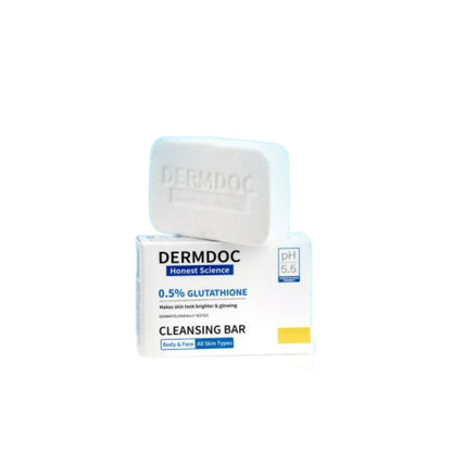 Dermdoc 0.5% Glutathione Cleansing Bar - Indyancart