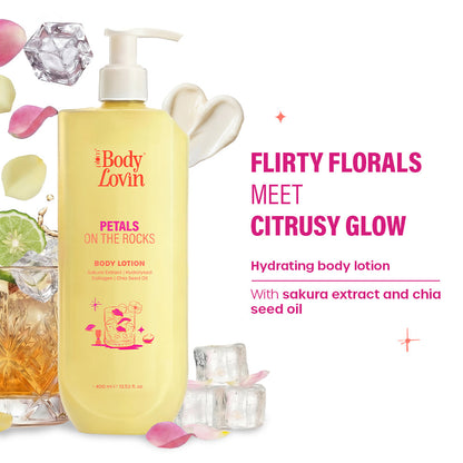 Plum Goodness Petals On The Rocks Body Lotion by BodyLovin'