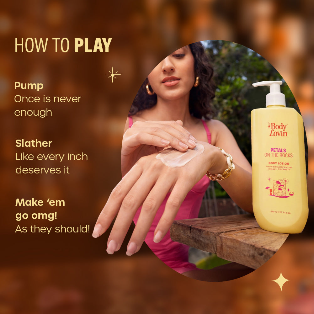 Plum Goodness Petals On The Rocks Body Lotion by BodyLovin'