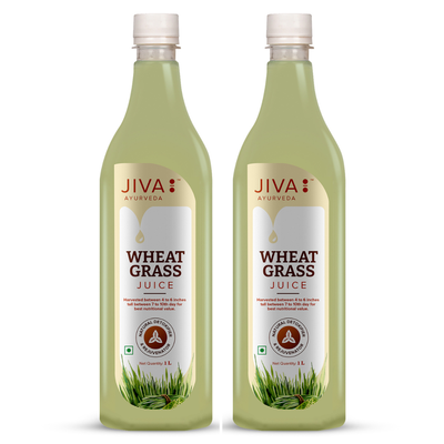 Jiva Ayurveda Wheatgrass Juice Good For Immunity - 1Ltr (Pack of 1)