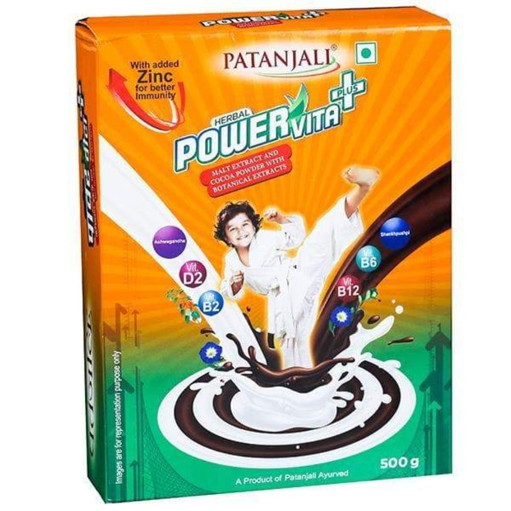 Patanjali Herbal Powervita Powder Plus Refill Pack - 500Gm - Indyancart