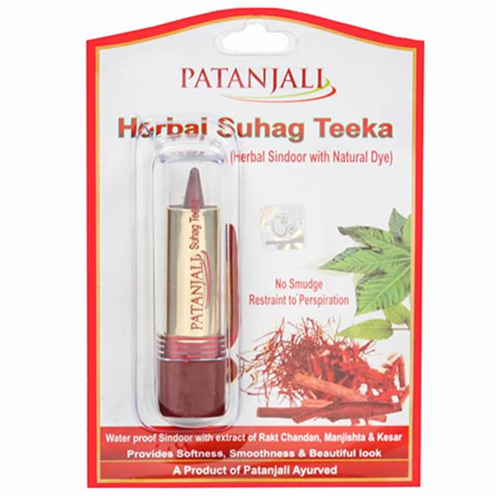Patanjali Herbal Suhag Teeka (3 GM) - Indyancart
