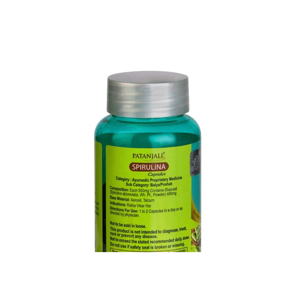 Spirulina Capsule With Natural Spirulina 
