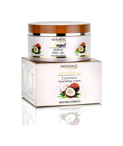 Patanjali Saundarya Coconut Nourishing Cream - Indyancart