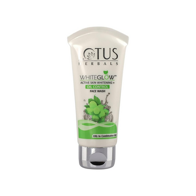 Lotus Herbals White Glow Active Skin Whitening & Oil Control Facewash