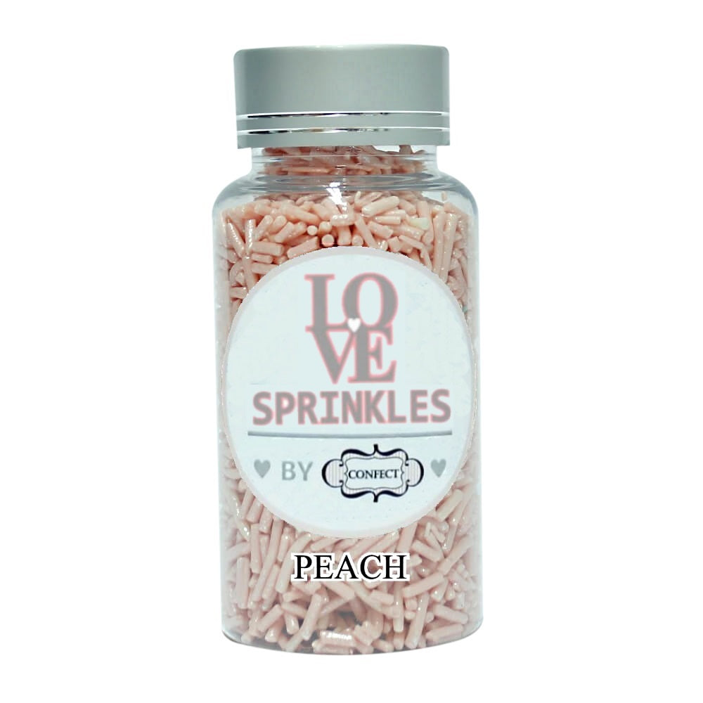 Confect Peach Vermicelli Sprinkles