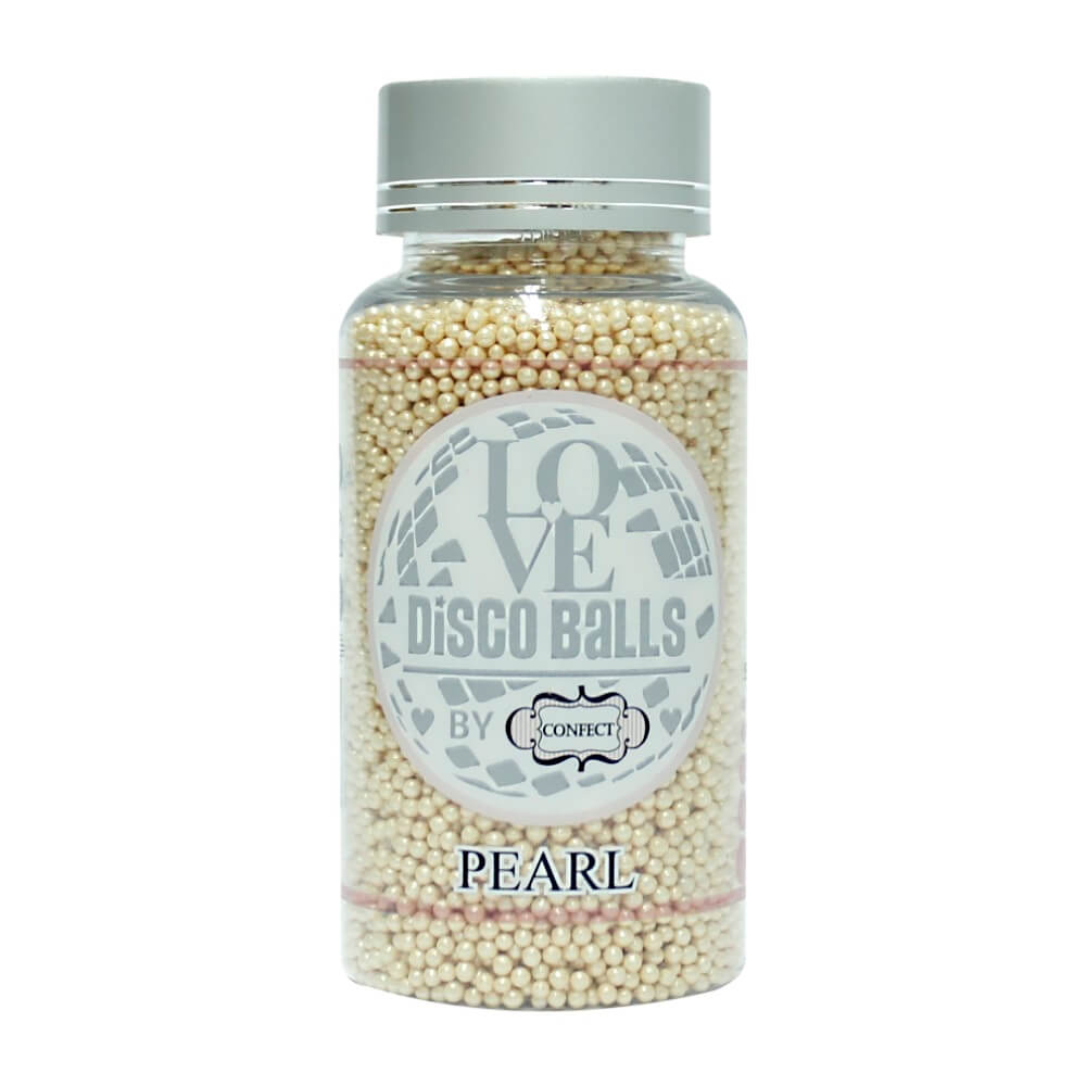 Confect Pearl Disco Balls Sprinkles 2 MM