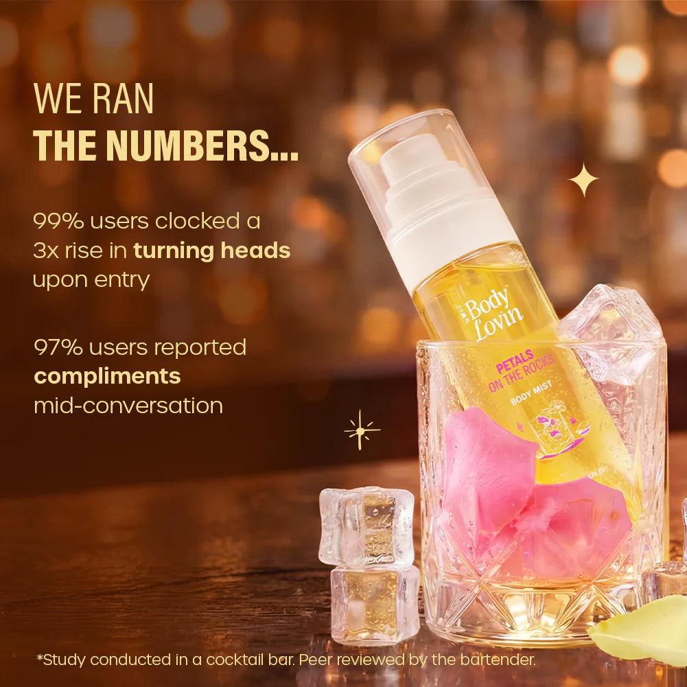 Plum Goodness Petals On The Rocks Body Mist by BodyLovin'