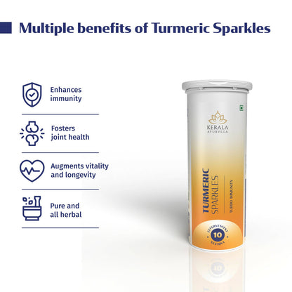 Kerala Ayurveda Turmeric Sparkles Tablets