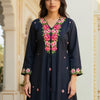 Dhiyona IE Women Floral Embroidered Kurta with Trousers