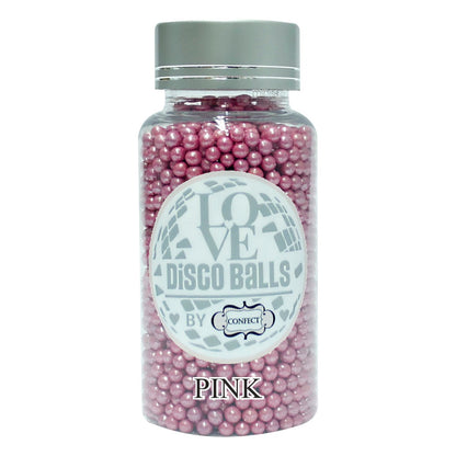 Confect Pink Disco Balls Sprinkles 3 MM