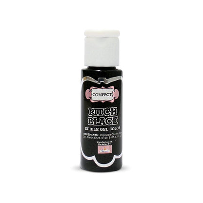 Confect Pitch Black | Edible Gel Color