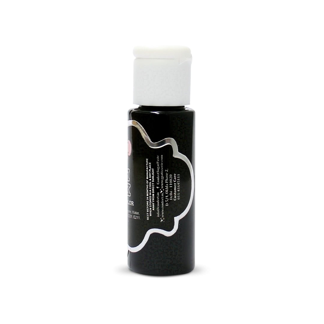Confect Pitch Black | Edible Gel Color