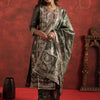 Indyancart IE Women Ethnic Motifs Regular Kurta with Trousers & With Dupatta