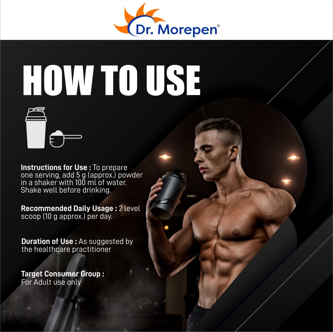 Dr Morpen Muscle Food Pre-Workout (Blue Raspberry)