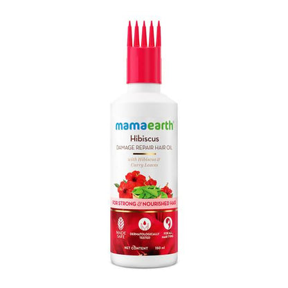 Mamaearth Hibiscus Damage Repair Hair Oil - Indyancart