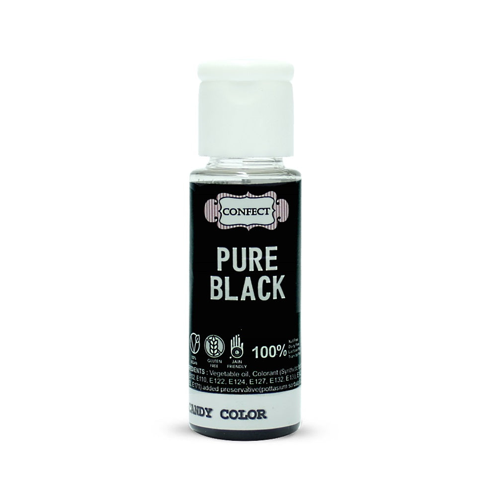 Confect Pure Black | Edible Chocolate Color