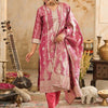 Indyancart IE Women Ethnic Motifs Woven Design Kurta with Trousers & Dupatta