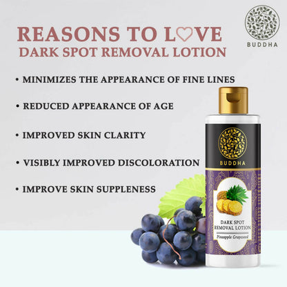 Buddha Natural Dark Spot Removal Body Lotion - Helps With Brighten & Even skin Tone - Indyancart