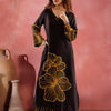 Indyancart SN Women's Floral Printed V Neck Kurta With Palazzos