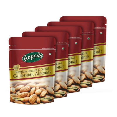 Happilo Roasted & Lightly Salted Premium Californian Almonds