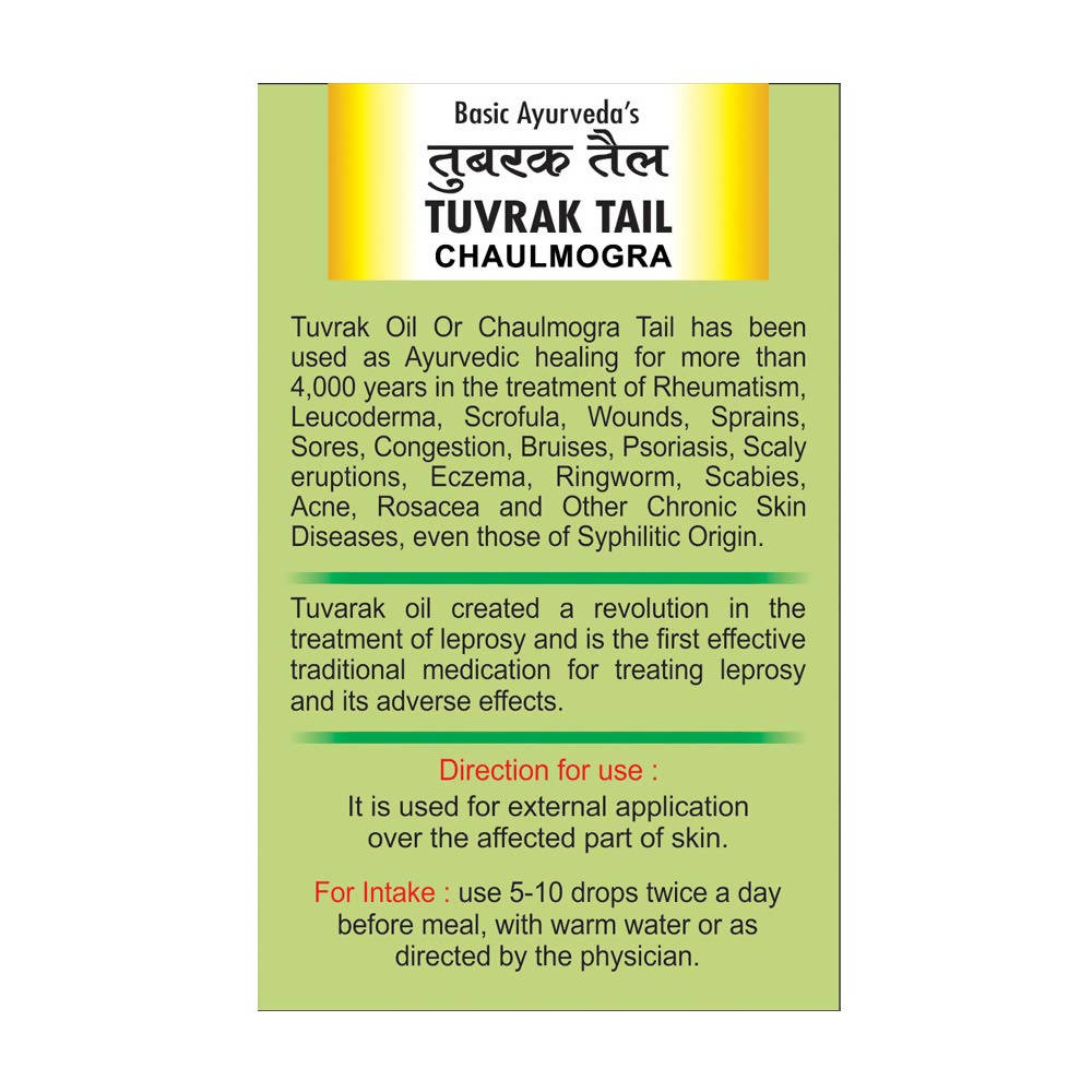 Basic Ayurveda Tuvrak Tail - Limited Time Offer