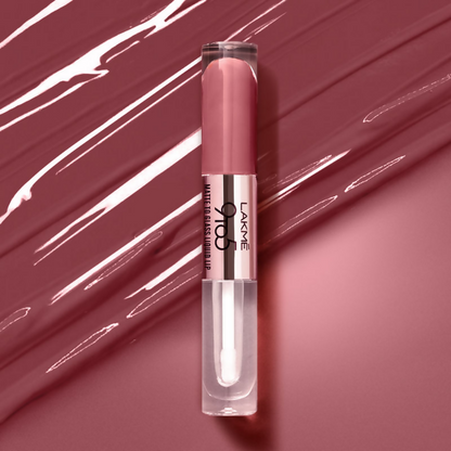 Lakme 9 To 5 Matte To Glass Liquid Lip - Fuchsia Pink