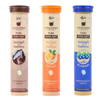 Upakarma Ayurveda Pure SJ Effervescent Tablets in 3 Unique Flavors (Pure SJ, Orange & Blueberry) Combo