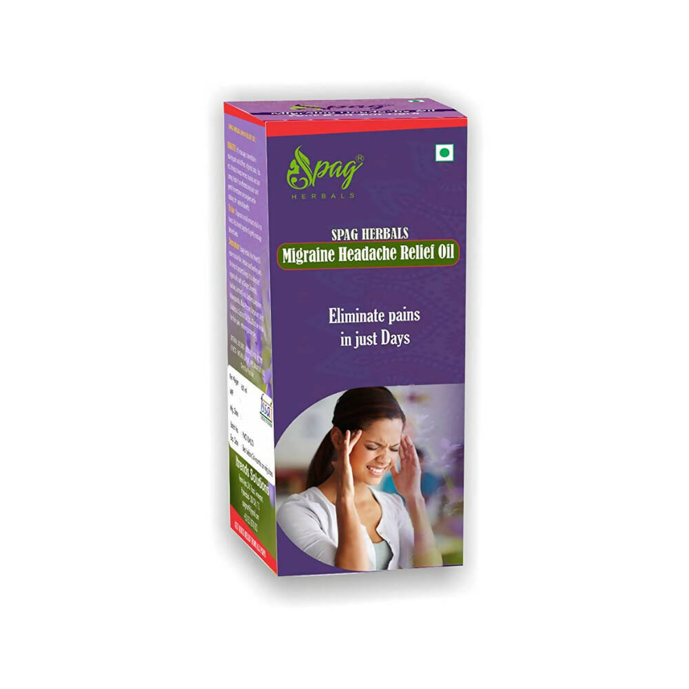 Spag Herbals Migraine Headache Relief Oil - Indyancart