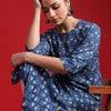 Dhiyona IE Women Geometric Printed Thread Work Kurta