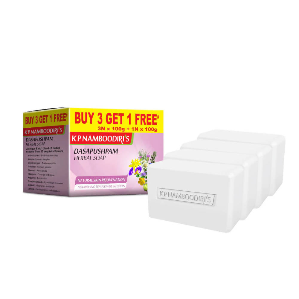 Kp Namboodiri's Dasapushpam Herbal Soap - Indyancart