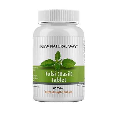 New Natural Way Tulsi (Basil) Tablets