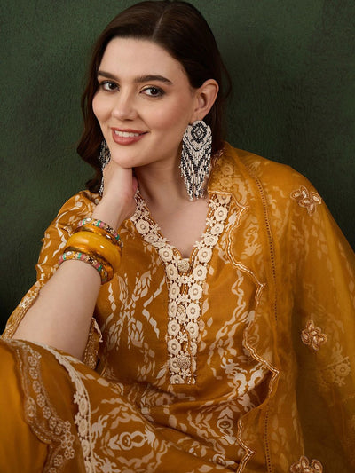 Indyancart SN Women's Embroidered Kurta & Trouser With Dupatta