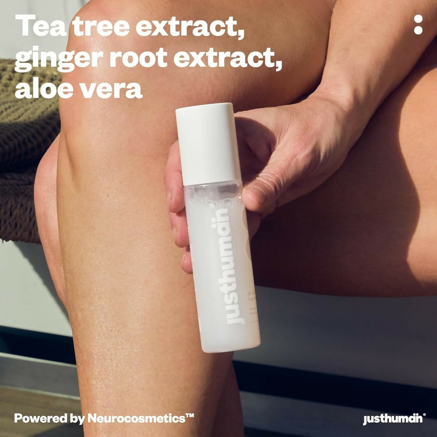 JustHuman 30 Sec Foot Facial Lotion For Remove Dead Skin & Instant Exfoliation