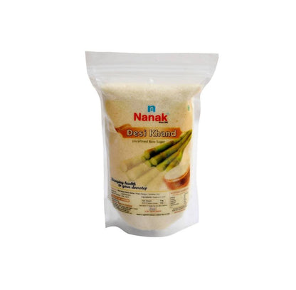 Nanak Premium Desi Khand - 1Kg (Healthy Sweetener)
