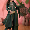 Dhiyona SN Women's Embroidered Anarkali Kurta Set With Dupatta