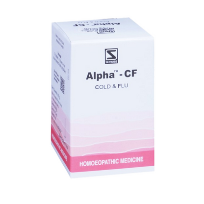 Homeopathy CF tablets by Dr. Willmar Schwabe India, showing the packaging and tablets in a blister pack.