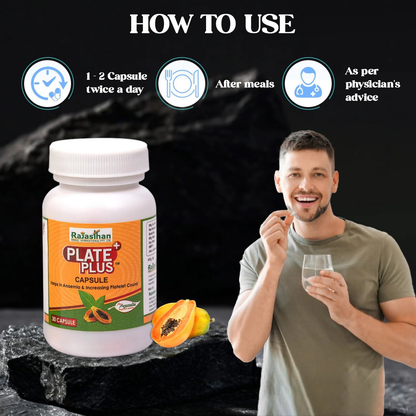 Rajasthan Herbals Plate Plus Capsules