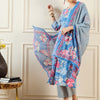 Dhiyona IE Floral Printed Pure Cotton Kurta With Trousers & Dupatta