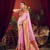 Women Paithani Nidhi Baby Pink Saree With Unstiched Blouse