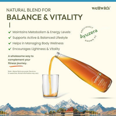 Wellwith Fitwell Juice Himalayan Sea Buckthorn + Garcinia, Kokum & Punarnava