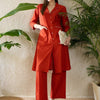 Dhiyona IE Pure Cotton A Line Kurta With Palazzos