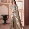 Dhiyona GR Women's Riddhi Grey Cotton Silk Saree