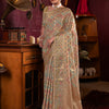 Dhiyona GR Women's Riona Grey Organza Silk Woven Saree