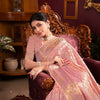 Dhiyona GR Women's Riona Pink Organza Silk Woven Saree