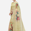 Dhiyona RV Women's Banarasi Jacquard Zari Weaving Digital Printed Saree  ( KVD1138 )