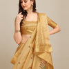 Dhiyona RV Women's Assam Silk Colorful Thread Embroidered Saree ( KVD1223 )
