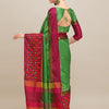 Dhiyona RV Women's Designer Traditional Embroidered Cotton Silk Saree With Blouse ( KVD1246 )
