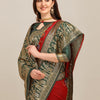Dhiyona RV Women's Banarasi Jacquard With Zari Weaving And Kutchi Embroidered Saree  ( KVD1266 )