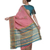 Indyancart RV Women's Assam Cotton Silk With Embroidered And Zari Broad Border Saree  ( KVD1320 )